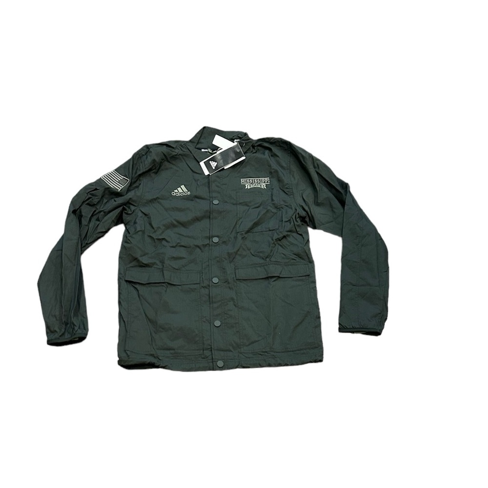 Mississippi State Bulldogs Adidas Men’s Button‎ Salute To Service Jacket Small